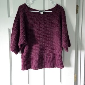 212 New York Women's Plum Knit Sweater